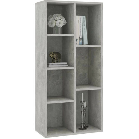 Bibliothèque Gris béton 50x25x106
