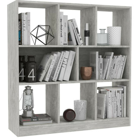 Bibliothèque Gris béton 97,5 x 29,5x100