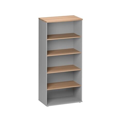 Bibliothèque haute hêtre ambré L 80 cm - Jazz
