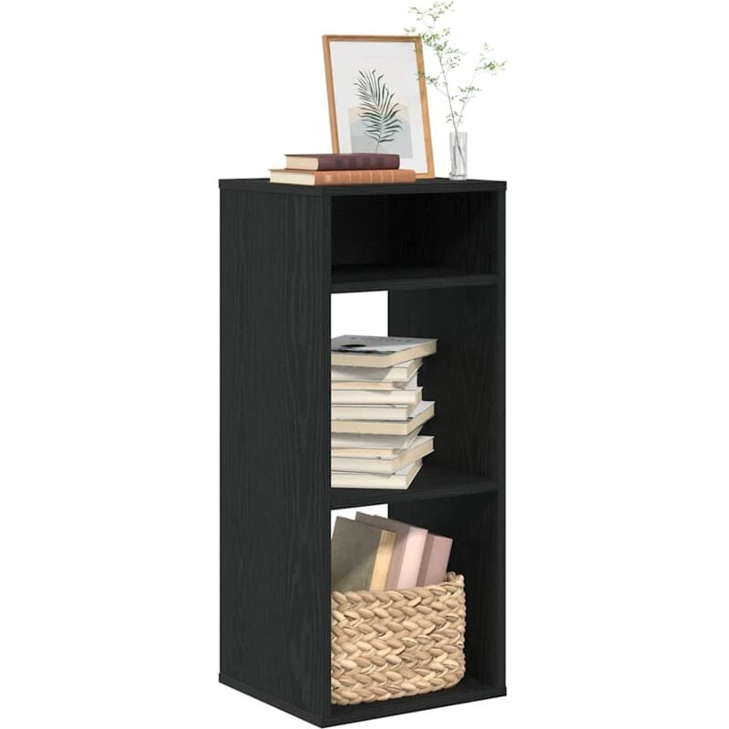 Vidaxl - Bibliothèque noir 34x31x80 cm bois d'ingénierie