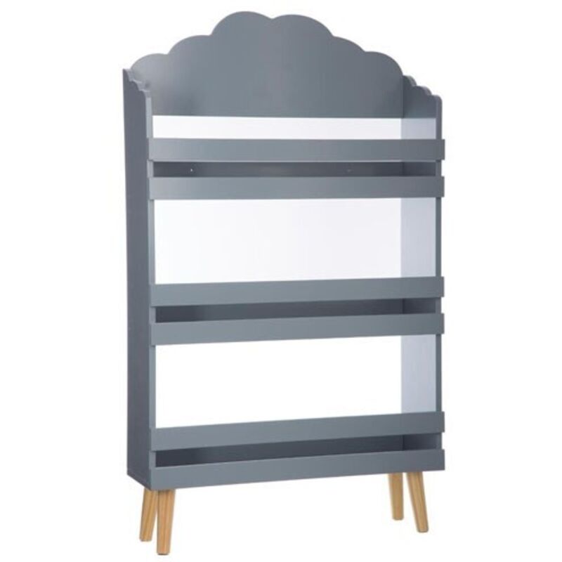 Bibliothèque enfant Nuage gris H100cm Atmosphera créateur d'intérieur