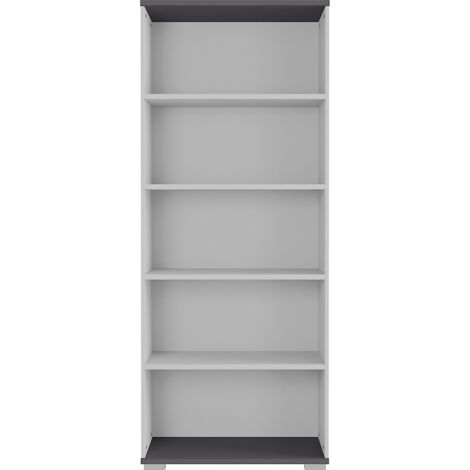 Bibliothèque Presley 80cm - gris clair