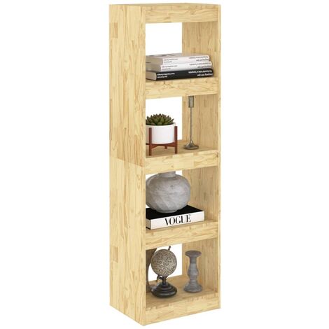 Bibliothèque-Séparateur de pièce 40x30x135,5 Pin massif
