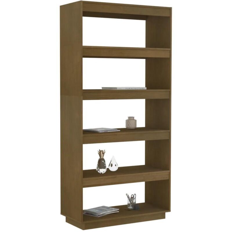 Vidaxl - Bibliothèque/Séparateur de pièce Marron miel 80x35x167 cm Pin