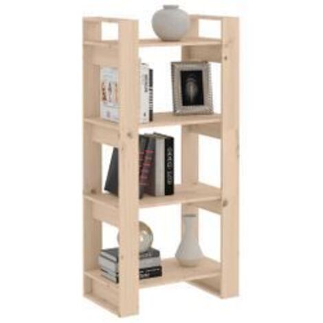Bibliothèque-Séparateur de pièce 60x35x125 Bois massif