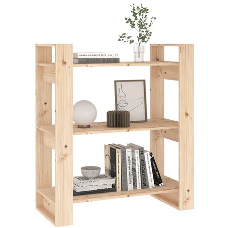 Bibliothèque/Séparateur de pièce 80x35x91 cm Pin massif