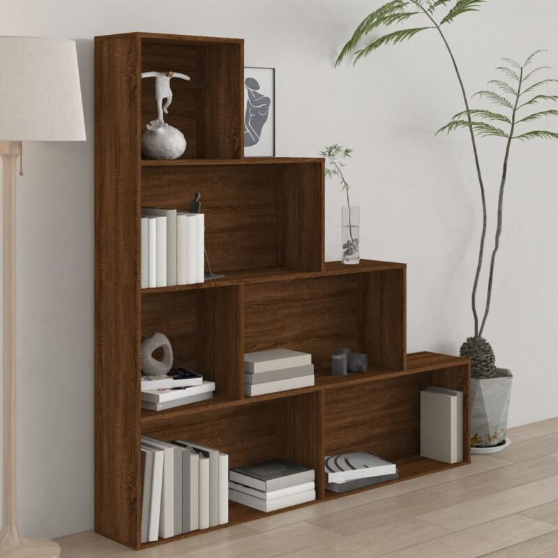 Vidaxl - Armoire à livres Chêne marron 155x24x160 cm