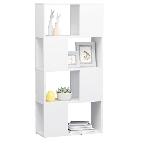 Bibliothèque/Séparateur de pièce Blanc 60x24x124,5 cm