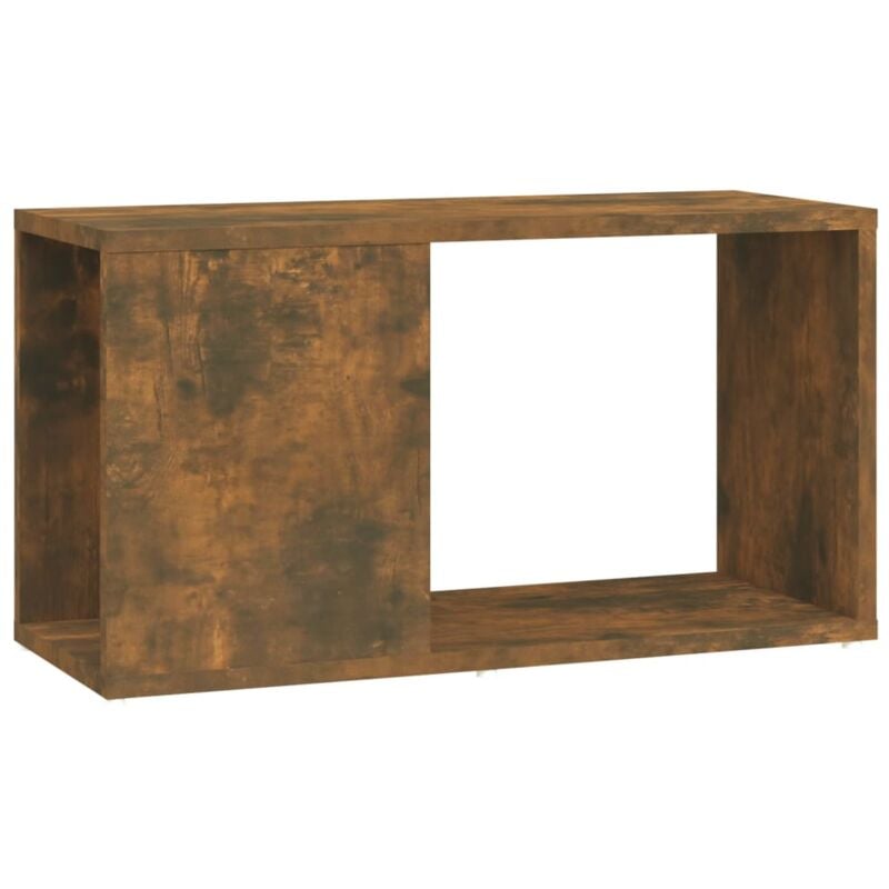 Vidaxl - Meuble tv Chêne fumé 60x24x32 cm Bois d'ingénierie