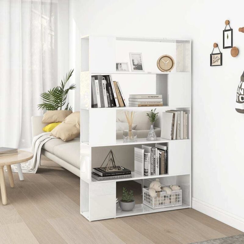 Vidaxl - Furniture Limited - Bibliothèque séparateur de pièce blanc