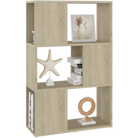 Bibliothèque/Séparateur de pièce Chêne Sonoma 60x24x94 cm