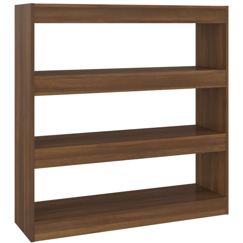 Bibliothèque/Séparateur de pièce chêne marron 100x30x103 cm
