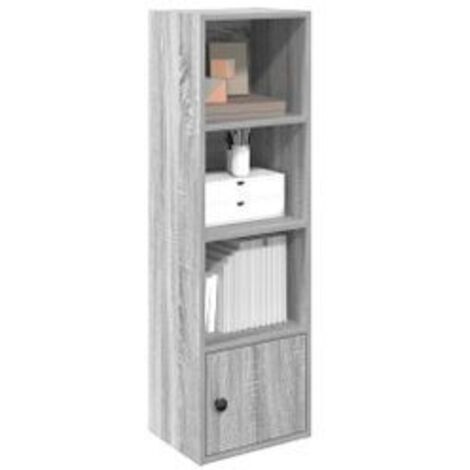 Bibliothèque sonoma gris 31x24x102 bois d'ingénierie