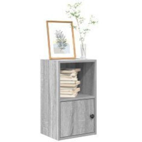 Bibliothèque sonoma gris 31x24x52 bois d'ingénierie