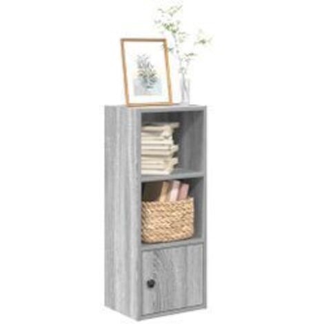 Bibliothèque sonoma gris 31x24x77 bois d'ingénierie