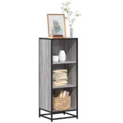 Bibliothèque sonoma gris 40x35x107,5 bois d'ingénierie