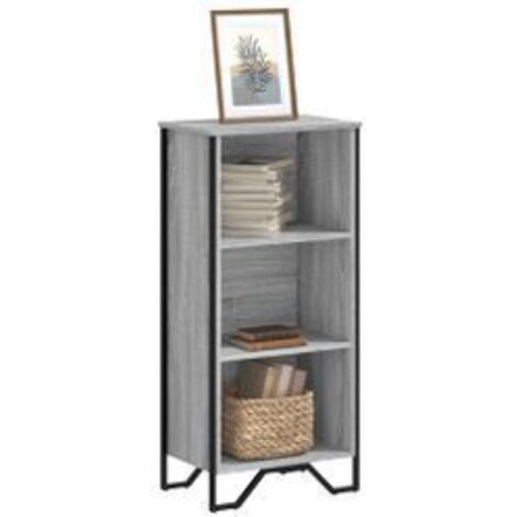 Bibliothèque sonoma gris 50x31x106 bois d'ingénierie