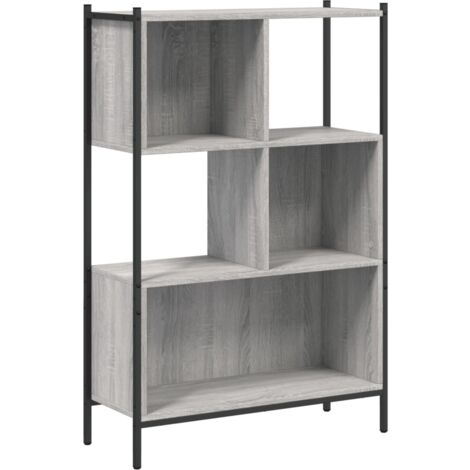 Bibliothèque sonoma gris 72x28x109 bois d'ingénierie
