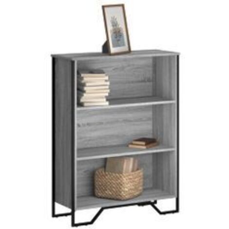 Bibliothèque sonoma gris 80x31x106 bois d'ingénierie