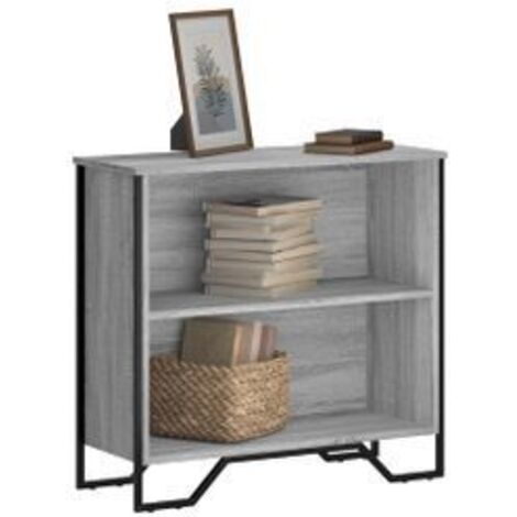 Bibliothèque sonoma gris 80x31x74,5 bois d'ingénierie