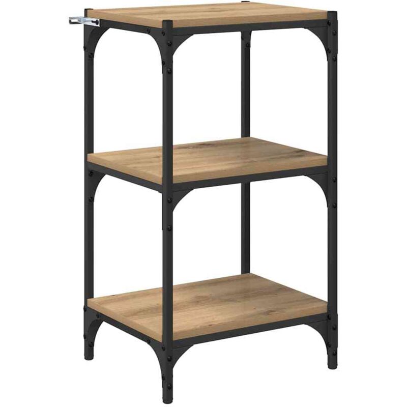 Bibliothèque，Armoire à Livres chêne artisanal 40 x 33 x 70.5 cm CFW5337613