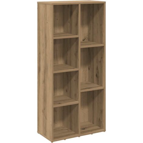 Bibliothèque,Armoire à Livres chêne artisanal 50x25x104 cm CFW3712599