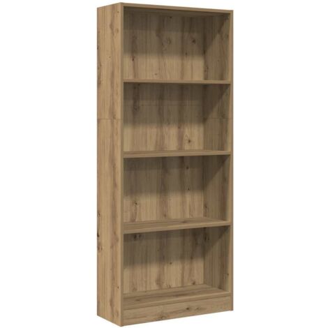 Bibliothèque,Armoire à Livres chêne artisanal 60x24x143 cm bois d'ingénierie CFW8990530