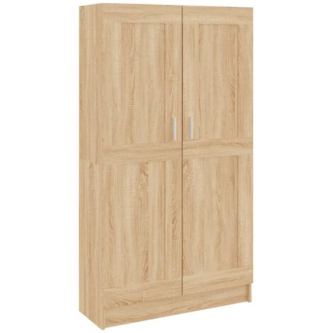 Bibliothèque,Armoire à Livres Chêne sonoma 82,5x30,5x150 cm Bois d’ingénierie CFW6127599