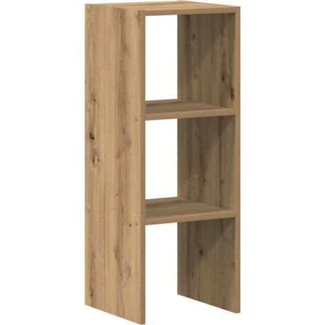 Bibliothèque,Armoire à Livres empilable chêne artisanal bois d'ingénierie CFW1113582