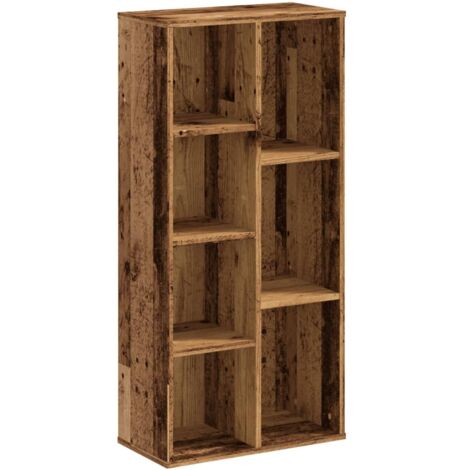 Bibliothèque,Armoire à Livres vieux bois 50x25x105 cm bois d'ingénierie CFW5131935