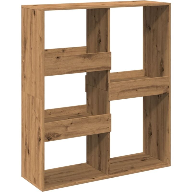 Bibliothèque/Séparateur de pièce chêne artisanal 100x33x115 cm Vidaxl