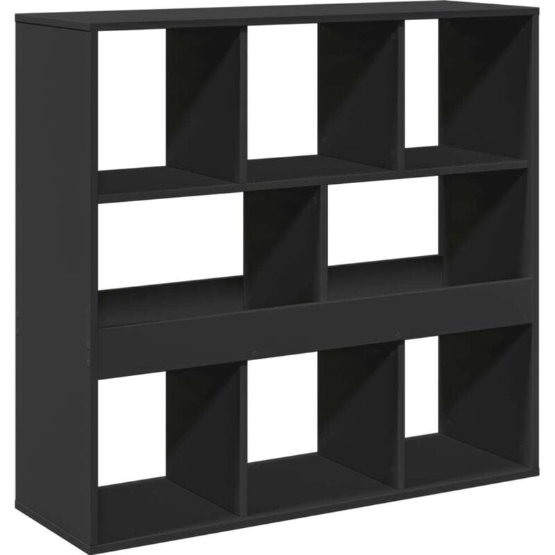 Vidaxl - Bibliothèque/Séparateur de pièce Noir 100x33x94,5 cm