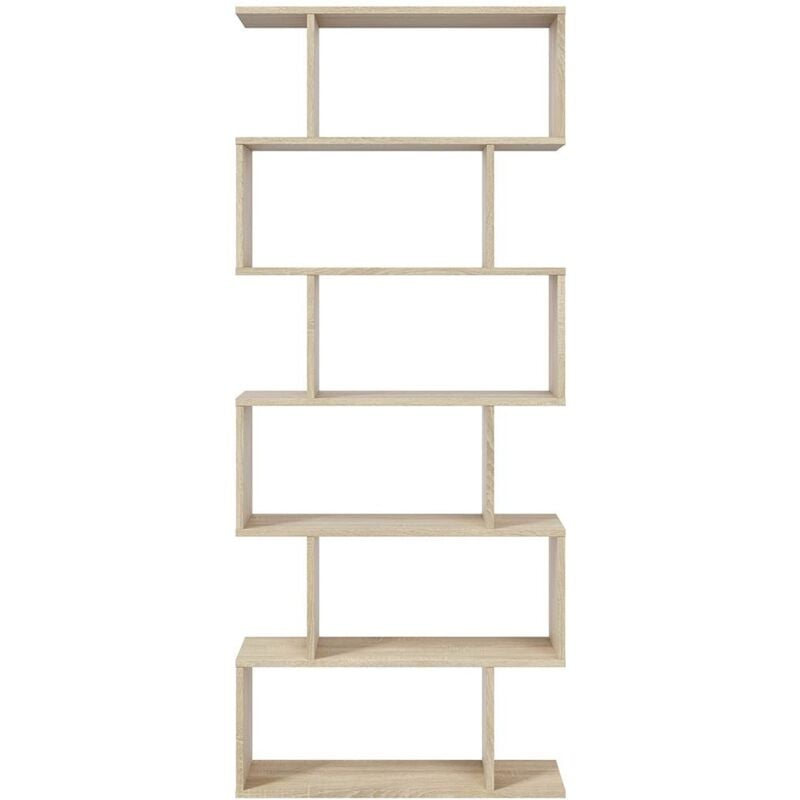 Fores - calicosy - Bibliothèque avec 6 niveaux H192 cm - Athena