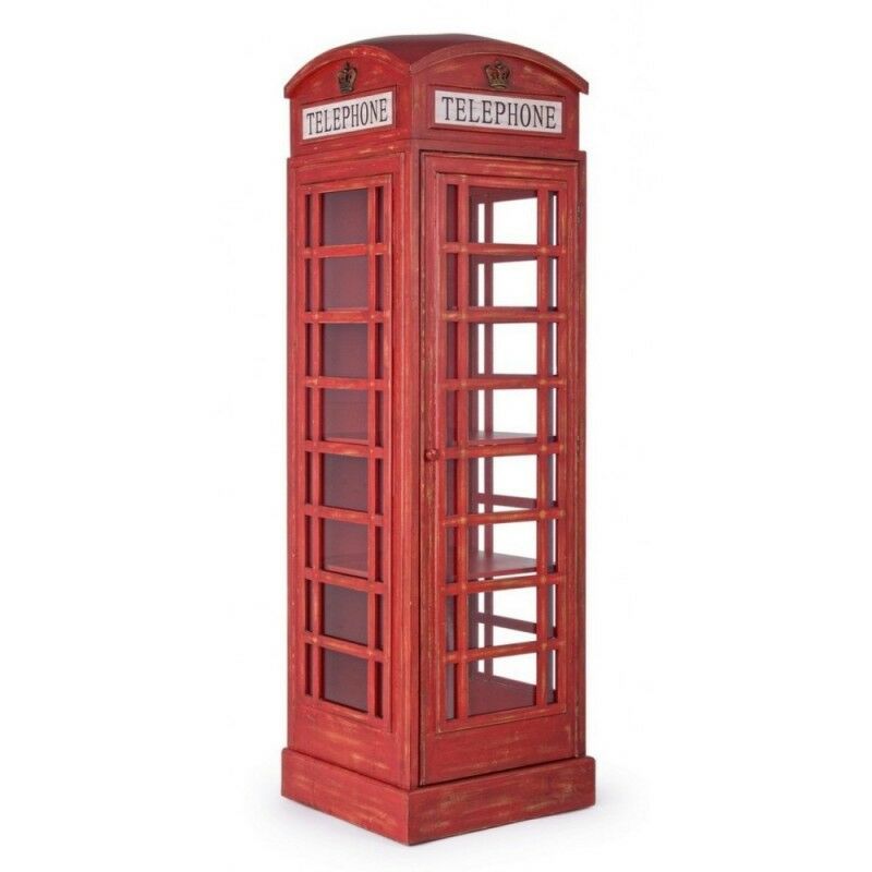 Webmarketpoint - Bibliothèque industrielle téléphone Red Cabin
