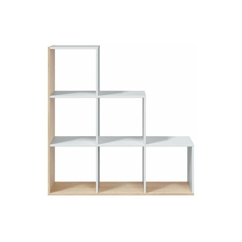 Usinestreet - calicosy - Bibliothèque escalier 6 cases Step - H110 cm