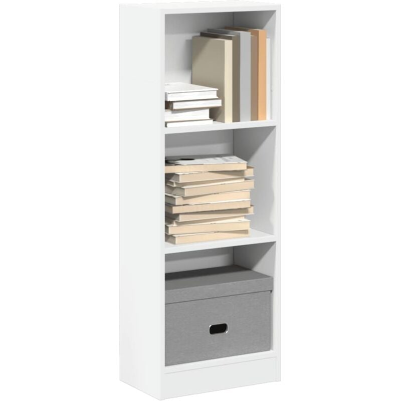 vidaXL Bibliothèque blanc 40x24x109 cm bois d'ingénierie