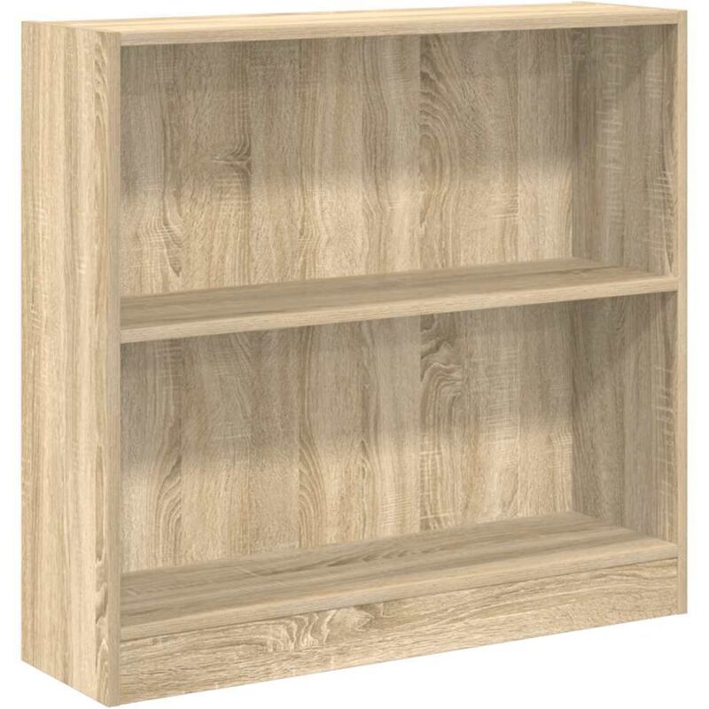 Bibliothèque chêne sonoma 80x24x75 cm bois d'ingénierie Vidaxl