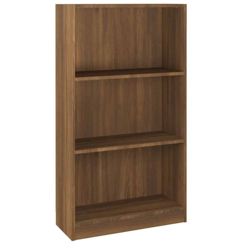Bibliothèque Chêne marron 60x24x109 cm Bois d'ingénierie Vidaxl
