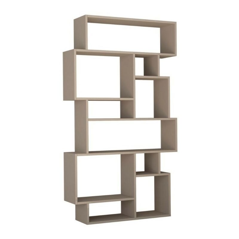 Iperbriko - Bibliothèque horizontale double face Karmato 96x25,5xh.168,5 cm