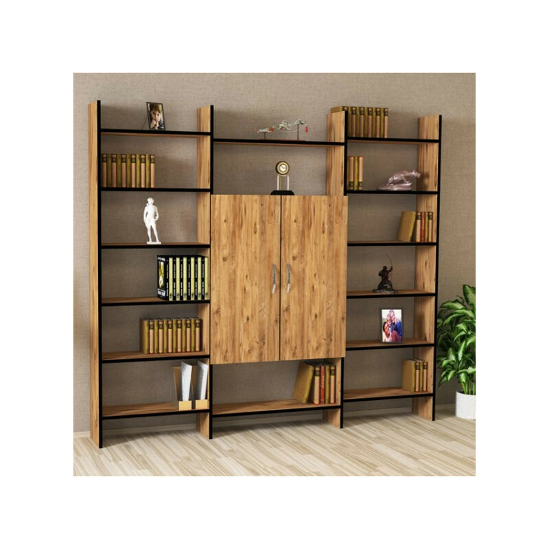 Azura Home Design - Bibliothèque kalender 200 x 180 cm bois Azura Home Design - Bibliothèque kalender 200 x 180 cm bois