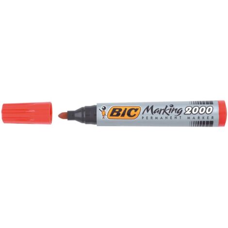 BIC 8209133 marqueur indélébile Pointe ogive Rouge 1 pièce(s)