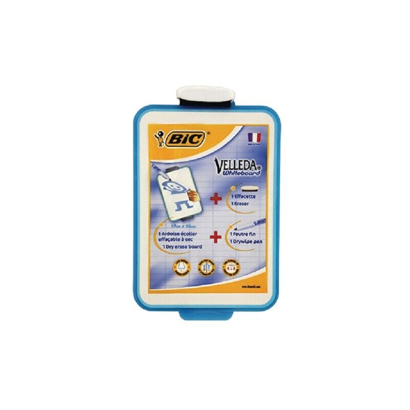 841360 Velleda Dry Wipe Board 190X260MM Blue - BIC