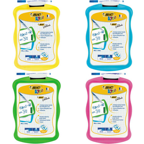 Bic Lavagna doppia faccia con marcatore e cancellino – 21x31 cm