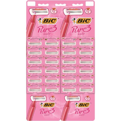 Bic Pure 3 Damenrasierer Pink – 24er-Packung