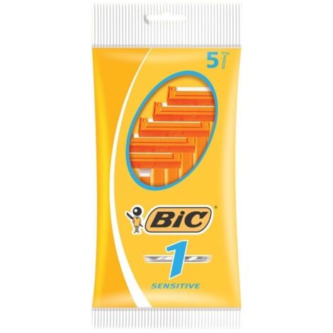 BIC Sensitive 1 rasoio de rasoio da uomo Orange