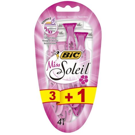 BIC - Usa&ampGetta Miss Soleil Rasiermesser 3+1 Stk.