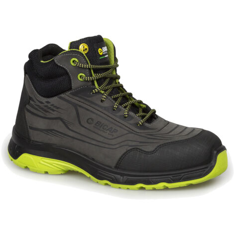 Bicap Laser Mid S3 ESD SRC hohe Sicherheitsschuhe -  - Schwarze