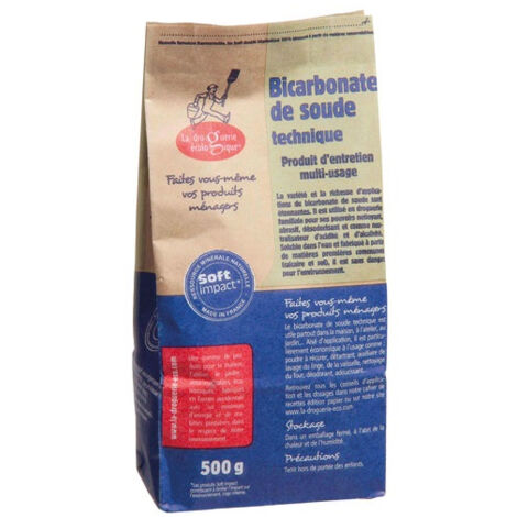 Bicarbonate De Soude 500g - La Droguerie Ecologi
