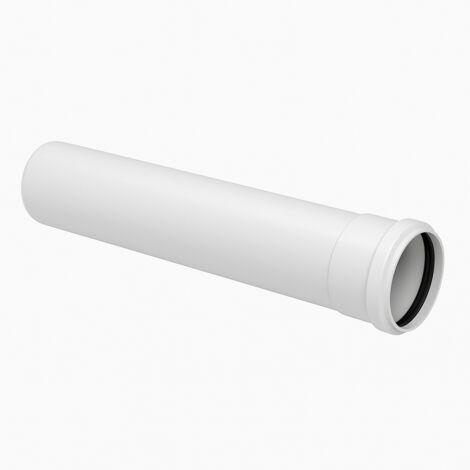 Bicchiere Ø100 per caldaie a condensazione in pp bianco con guarnizioni epdm stabile pabed 02 d100
