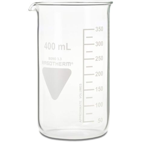 Bicchiere alto con beccuccio Rasotherm® (Boro 3.3), 400 ml